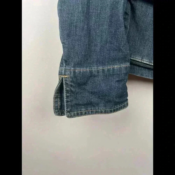 Theory Women’s Blake Denim Blazer  Jacket Notched Collar size 2 - Picture 6 of 6